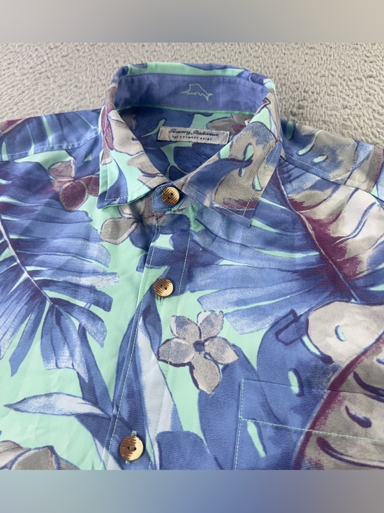 Tommy Bahama Other - Tommy Bahama The Coconut Point Shirt Mens Medium Blue Multi Hawaiian Islandzone